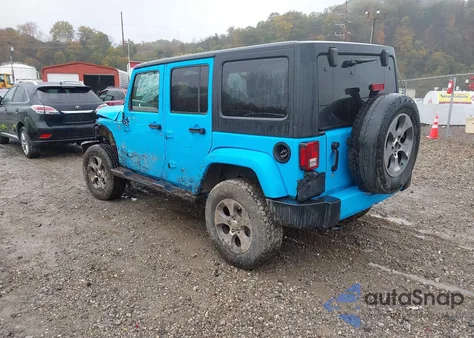 2017 Jeep Wrangler Unlimited Sahara 4X4 из США, поврежденный, VIN 1C4BJWEG2HL638212